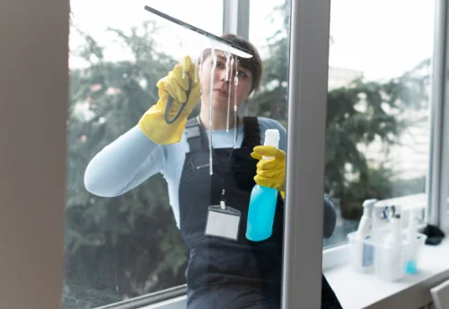 Nettoyage de vitres intérieures et extérieures à Rageade